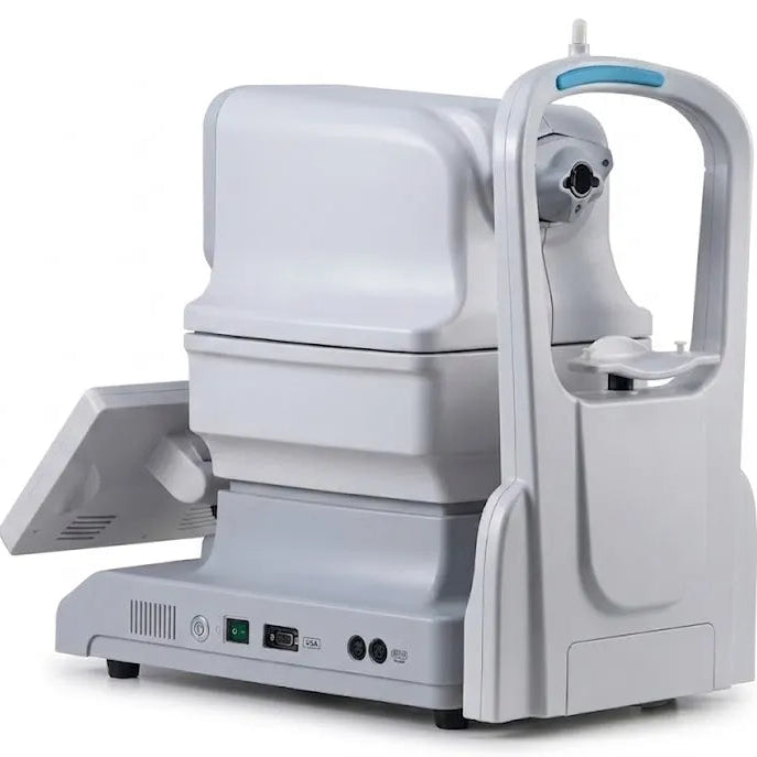 DrTono Vista Station clinical fundus camera for automated retinal imaging in ophthalmic clinics.