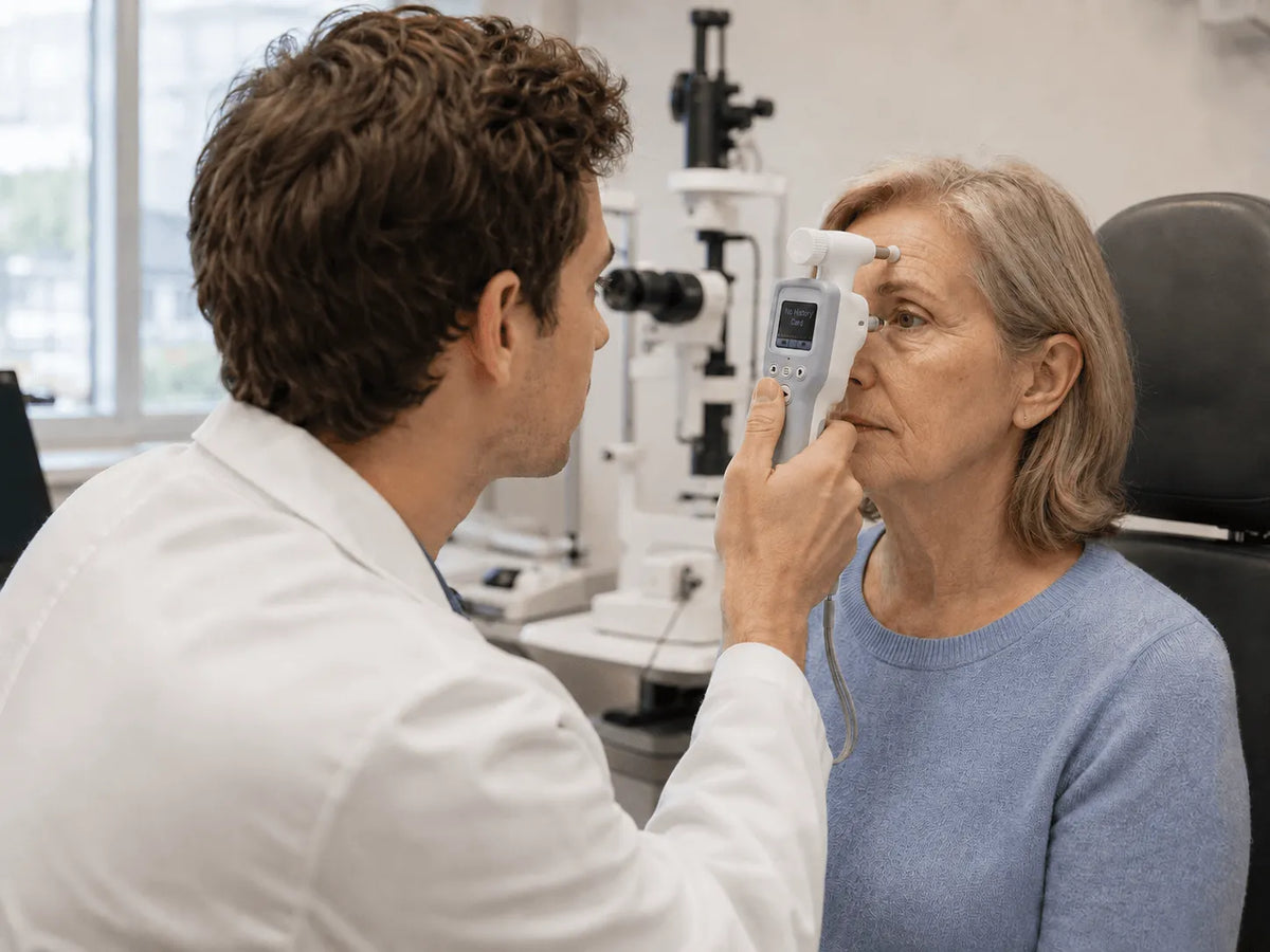 DrTono Tenso Pro rebound tonometer provides reliable IOP monitoring for glaucoma management
